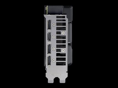 Head-on view of I/O port bracket