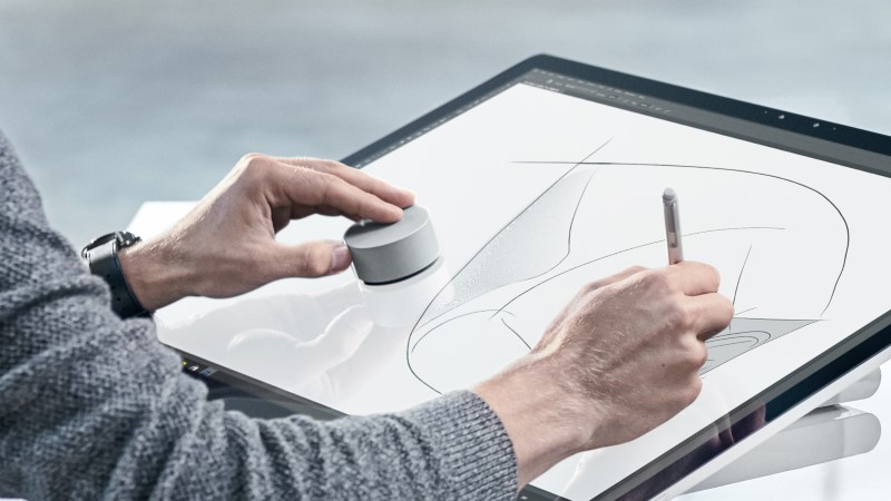 Windows Puck Microsoft Surface Dial - cursor (puck) - Bluetooth 4.0 - magnesium