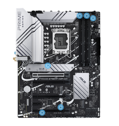 The PRIME Z790-P WIFI D4 motherboard supports Smart Protection.
