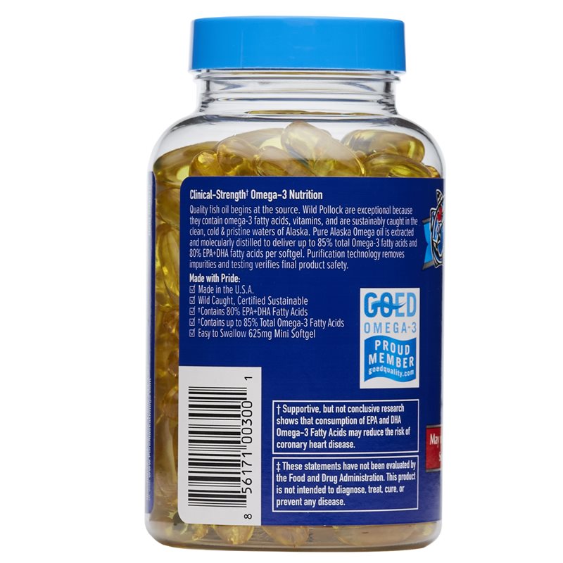 360 degree images of the Pure Alaska Omega Clinical Strength Alaskan Omega-3 dietary supplement product bottle 17