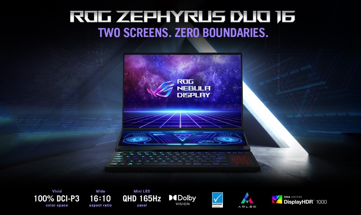 Asus ROG Zephyrus Duo GX650RW-004W Noir PC portable