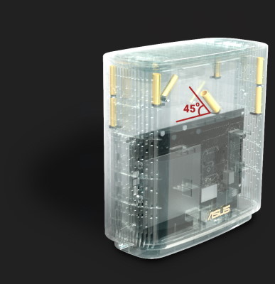 ASUS ZenWiFi AX Whole-Home Tri-band Mesh WiFi 6 System, XT8-BLACK