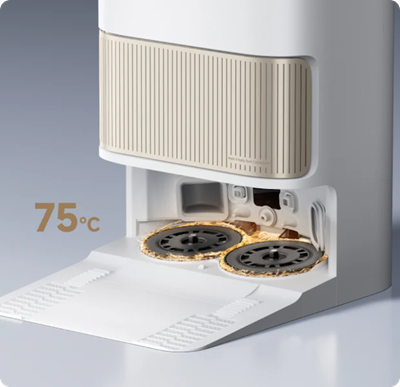 Auto-Clean Mop Pads with 75°C Hot Water