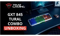 Product  Trust GXT 845 Tural Gaming Combo - keyboard and mouse set -  QWERTY - UK