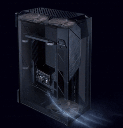 ASUS ROG Z11 Mini-ITX/DTX Mid-Tower PC Gaming Case with Patented 11° Tilt  Design, Compatible with ATX Power Supply or a 3-Slot Graphics