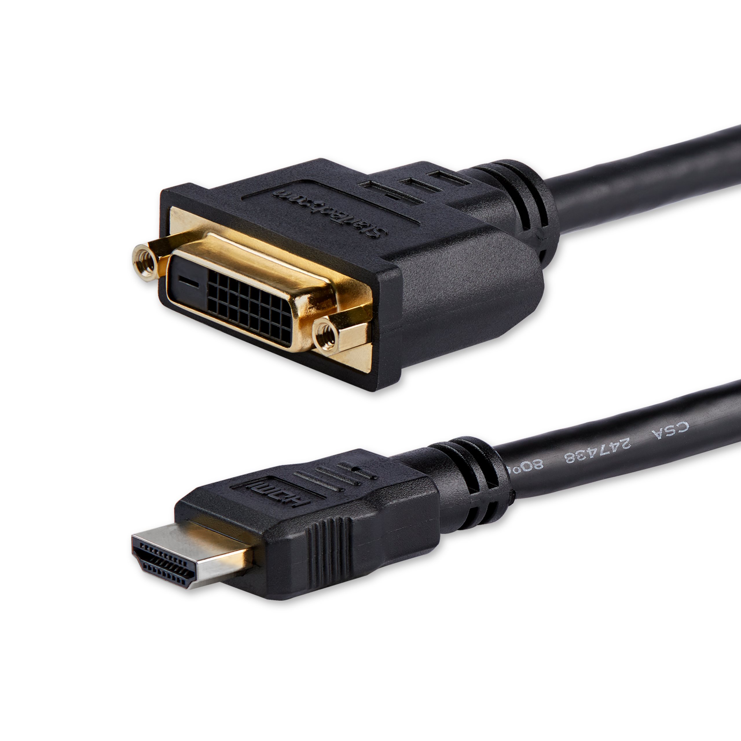 StarTech.com HDMI Male to DVI Female Adapter - - 1080p DVI-D Gender Changer Cable (HDDVIMF8IN) - video adapter - ... | Dell Australia