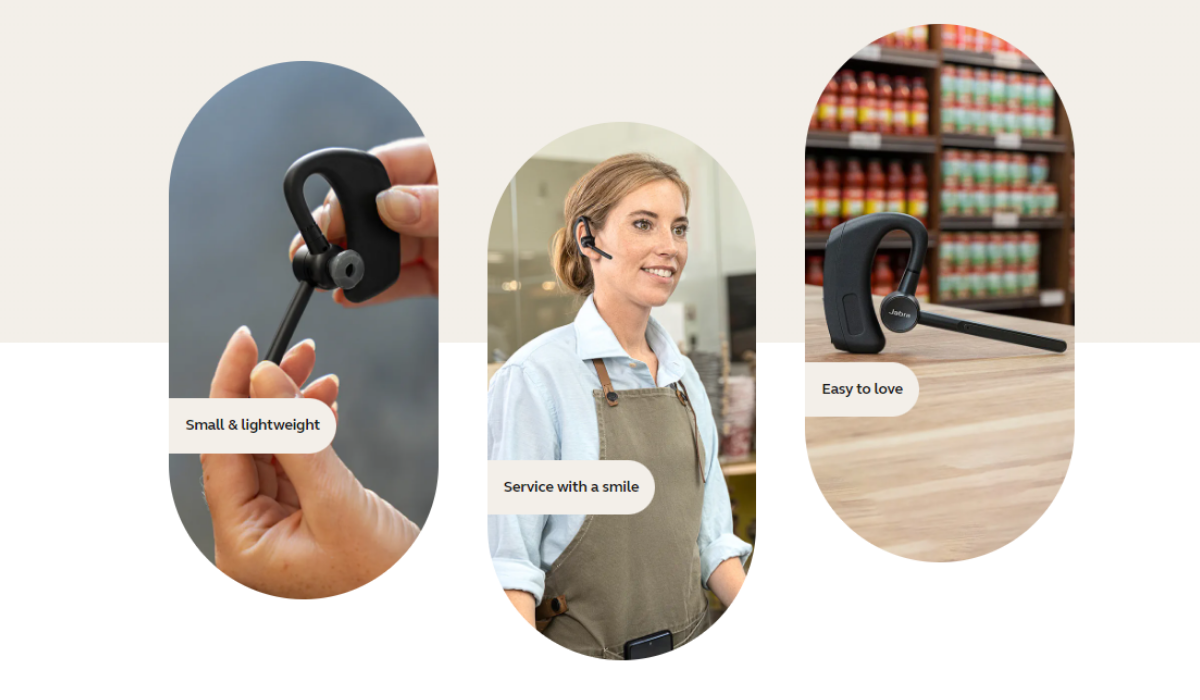 Jabra Perform 45 Wireless Mono Bluetooth Headset - Ultra Noise