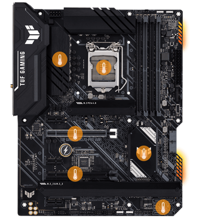 ASUS TUF GAMING H570-PRO WIFI - motherboard - ATX - LGA1200 Socket