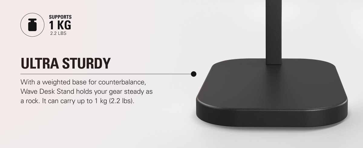 ELGATO WAVE DESK STAND - Black