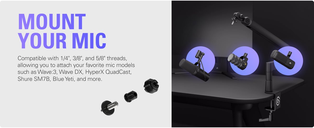 WAVE MIC ARM PRO - Black