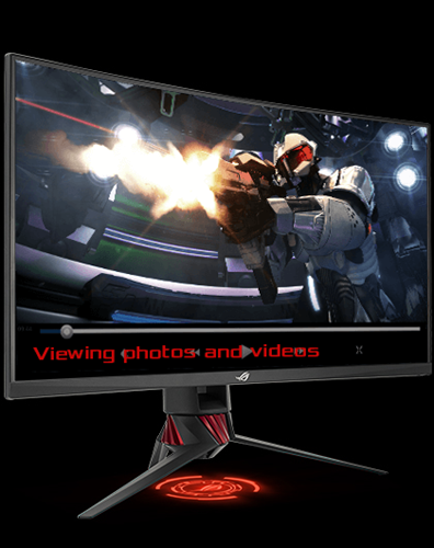 ASUS ROG Strix 31.5” 1440P Curved Gaming Monitor (XG32VQ) - QHD