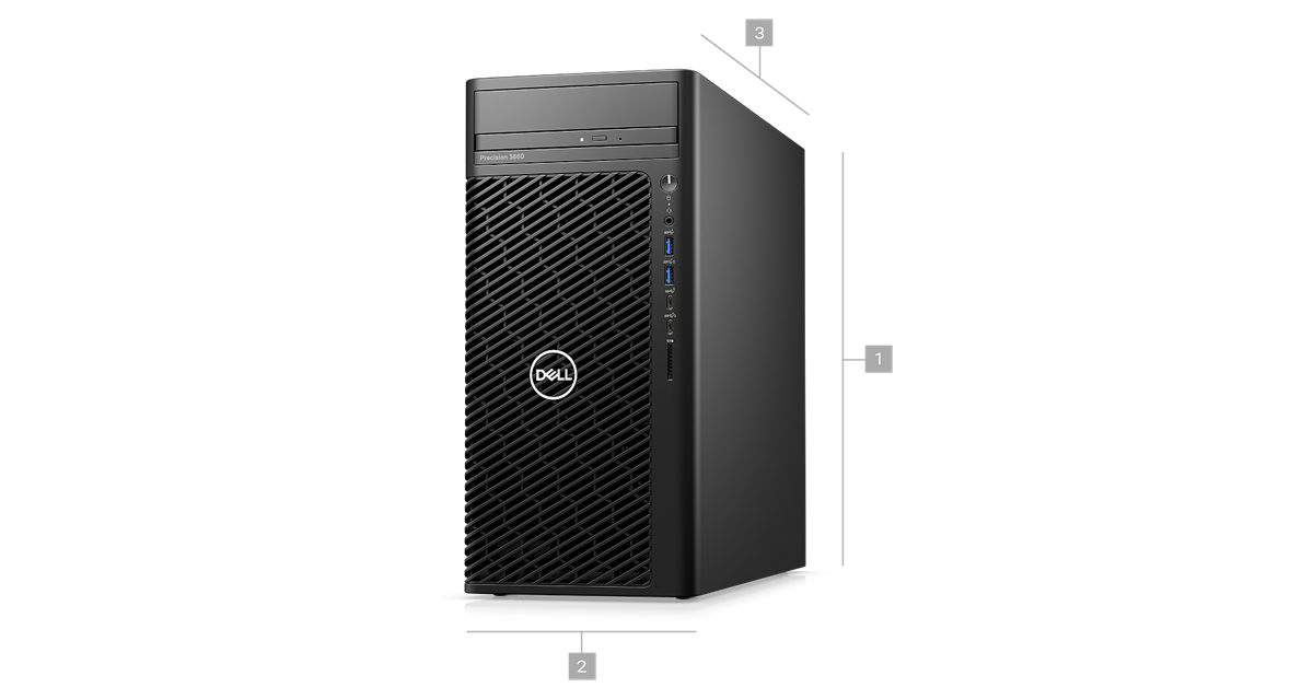 DELL Desktop PC Precision 3660 Tower Intel Core i5 13th Gen 2.7