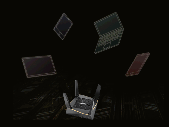 yu Asus RT-AX92U IEEE 802.11ax Ethernet Wireless Router
