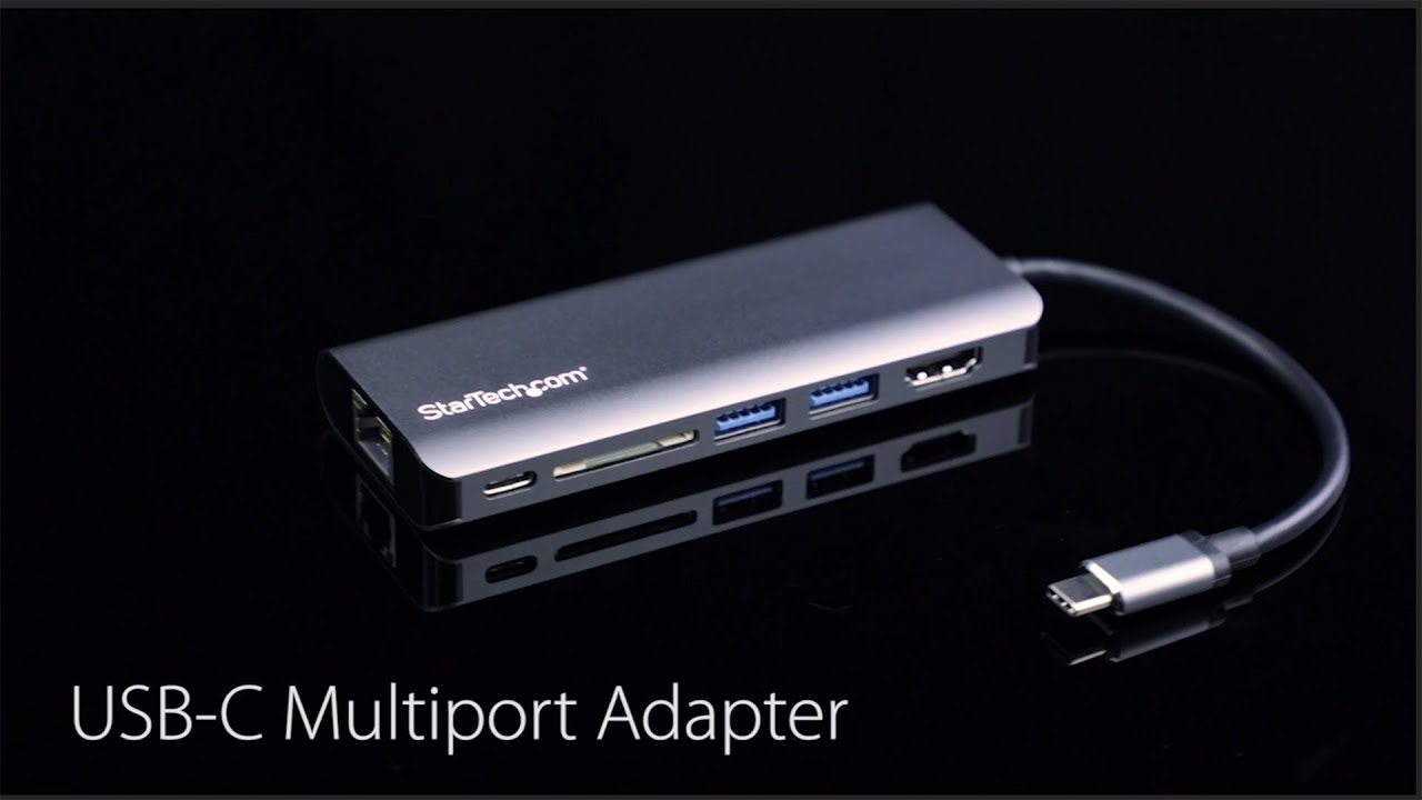 StarTech.com - CDP2HDUACP2 - Adaptador multipuerto USB-C a HDMI 4K, Hub USB  3.0, Docking Station - Startech.Com