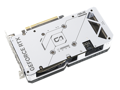 ASUS Dual GeForce RTX 4060 White Edition graphics card backplate