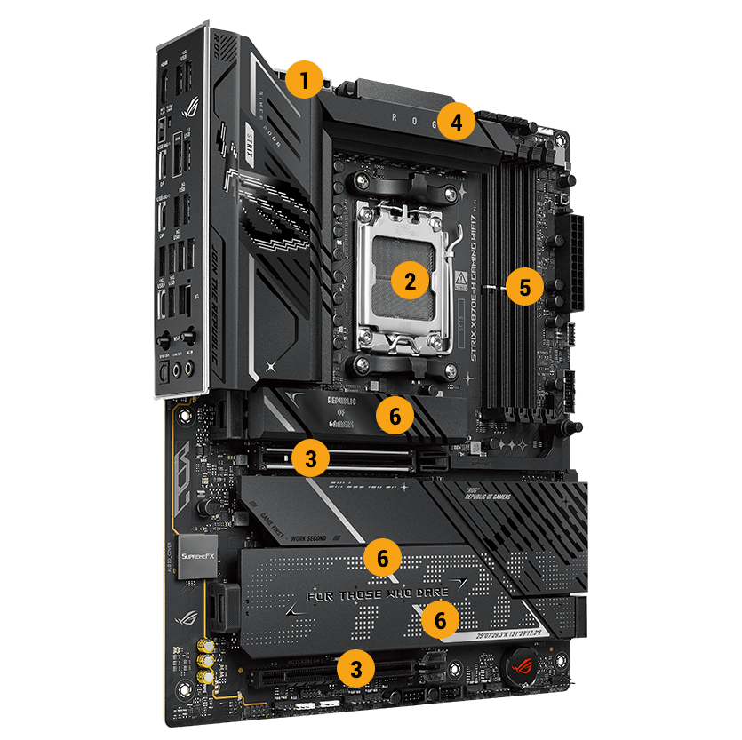 Strix X870E-F Leistungsdaten