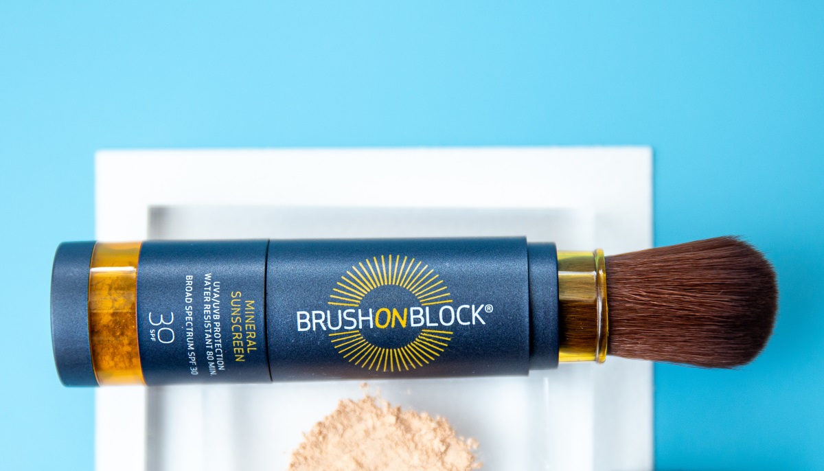 Brush on Sun Block SPF 32 Protective Lip Oil - Nude Tint 0.2 oz, 2-pack