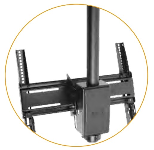 98 Inch Mounted Chief Fit X-Large Fixed Display Wall Mount - For 49-98 Inch TVs - Fixed ...