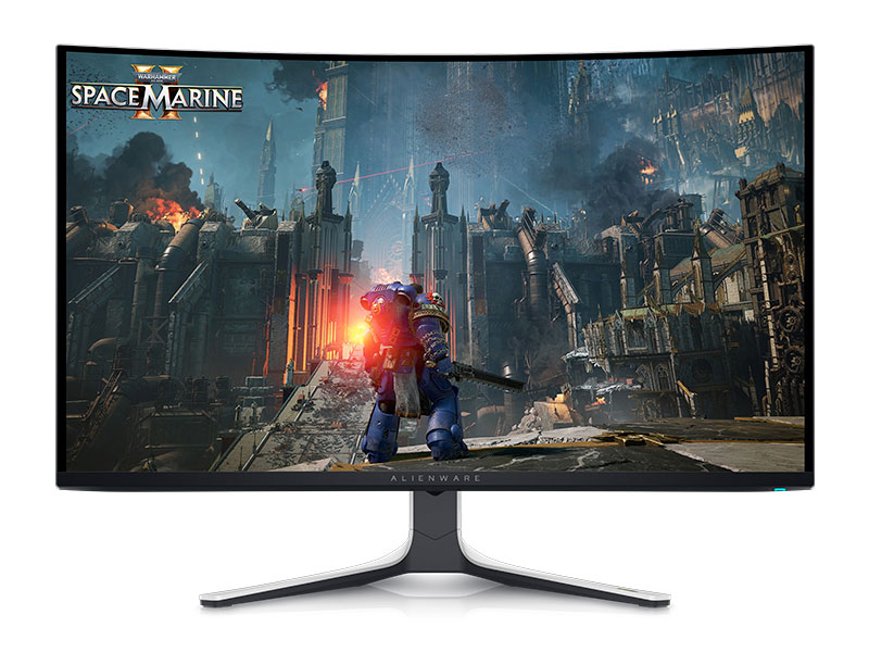 ALIENWARE AW3225QF 湾曲型モニター 4K 有機EL 240hz Alienware-AW3225QF 80.01cm (32