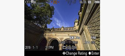 Rating function convenient for on-location sorting
