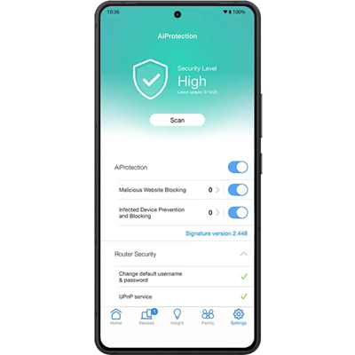 One-Tap Security Scan