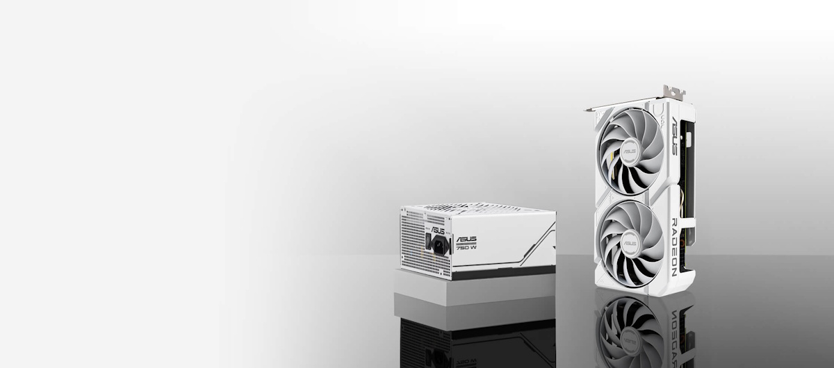 ASUS Dual Radeon RX 9060 XT Graphics Card DUAL-RX9060XT-16G-WHITE