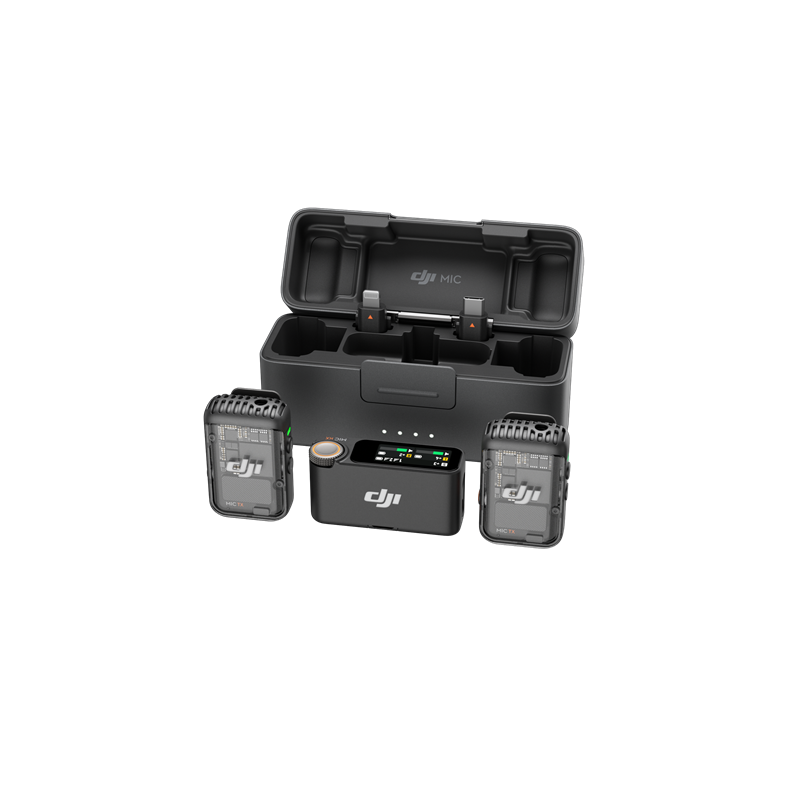 DJI Mic 2 Wireless Omnidirectional Microphone System Black CP.RN