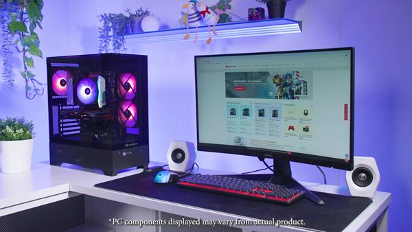 iBUYPOWER ESA7R77XT01 Gaming PC Desktop - AMD Ryzen 7 8700F
