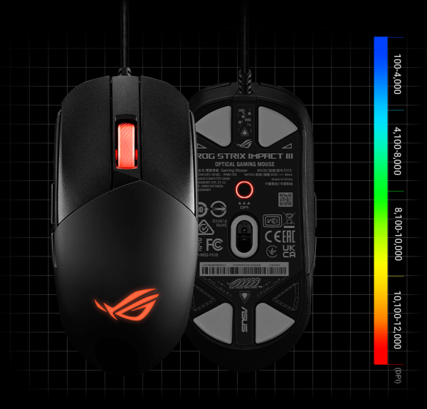 ASUS ROG Strix Impact III Gaming Mouse