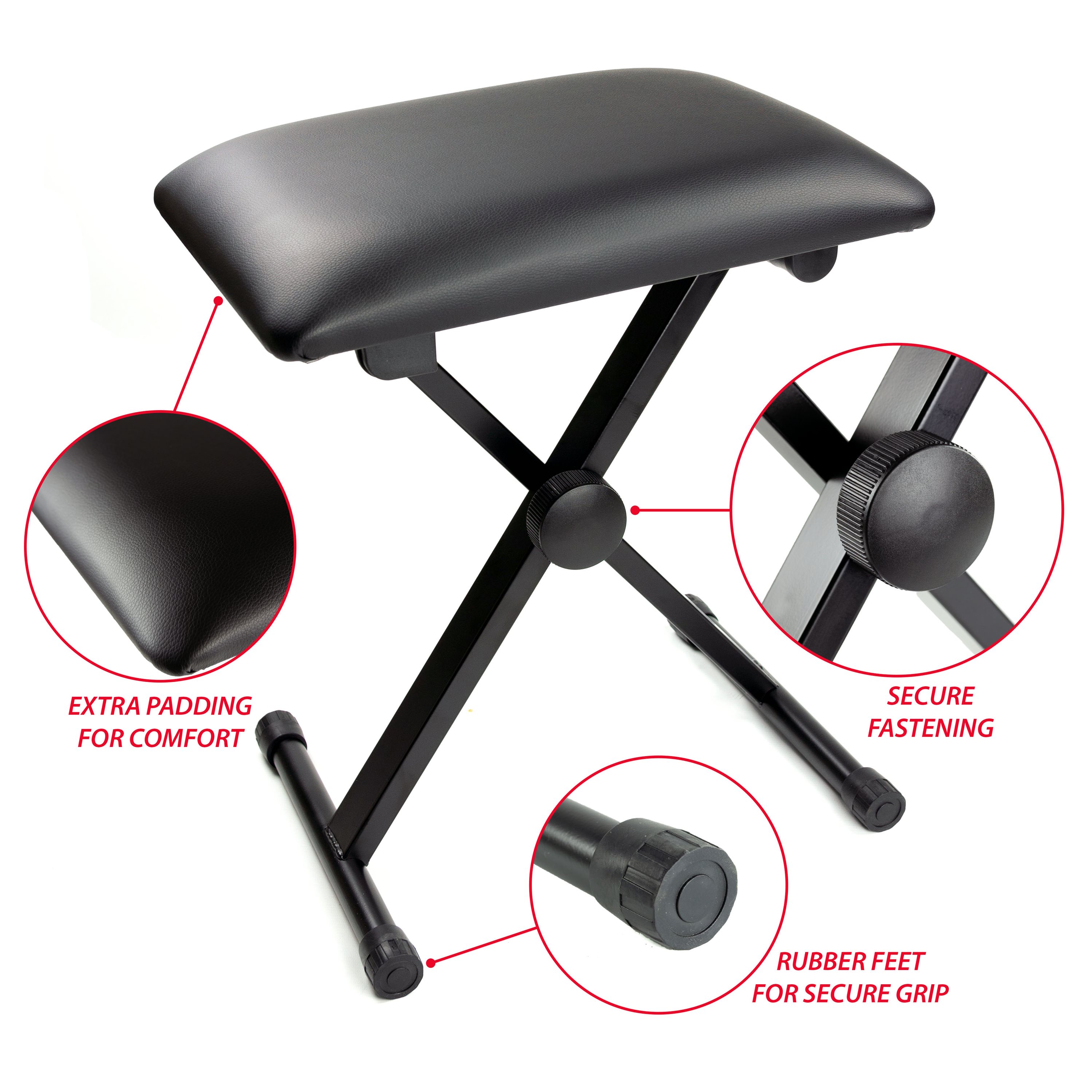 Rockjam keyboard deals stand and stool