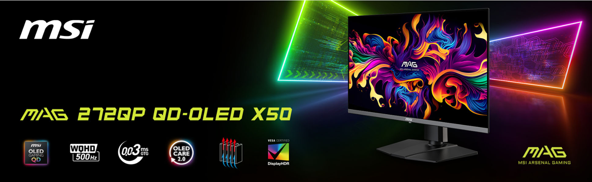 MSI MAG 272QP QD-OLED X50 27