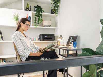 Brother DCP-T780DW operating securely on a Wi-Fi network