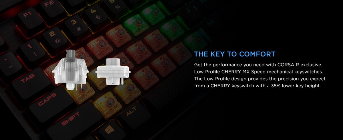 TECLADO CORSAIR K95 RGB PLATINUM XT CHERRY MX SPEED USB 2.0 TYPE-A MECANICO  CH-9127414-NA, TECLADO