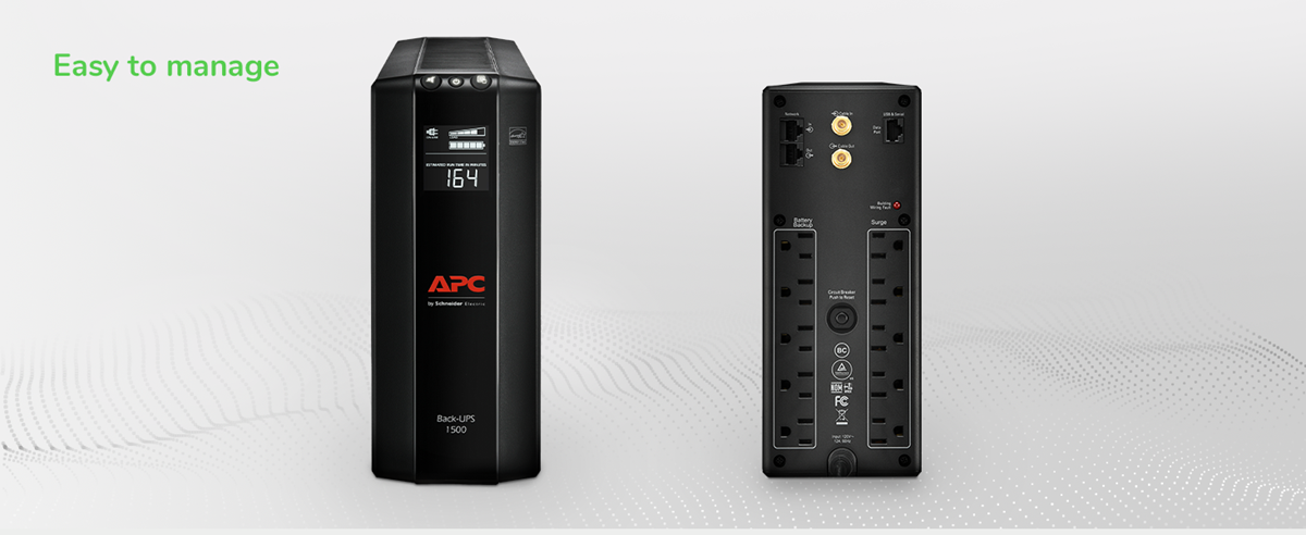 APC Back-UPS Pro BX1500M - UPS - AC 120 V - 900-watt - 1500 VA - USB -  output connectors: 10