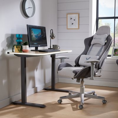 Buy X Rocker Alpha Fabric Office Gaming Chair - Grey | Office