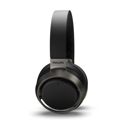 Assistant, Noise Pro+ Hi-Res Certified, Black (ANC), Fidelio Integrated with L3 Wireless Cancellation over-Ear Google Headphones Philips Active