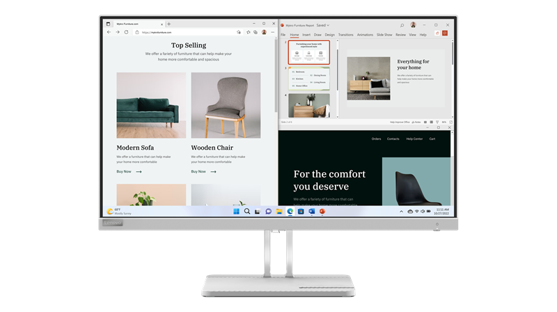 Lenovo L27e-40 - LED monitor - Full HD (1080p) - 27