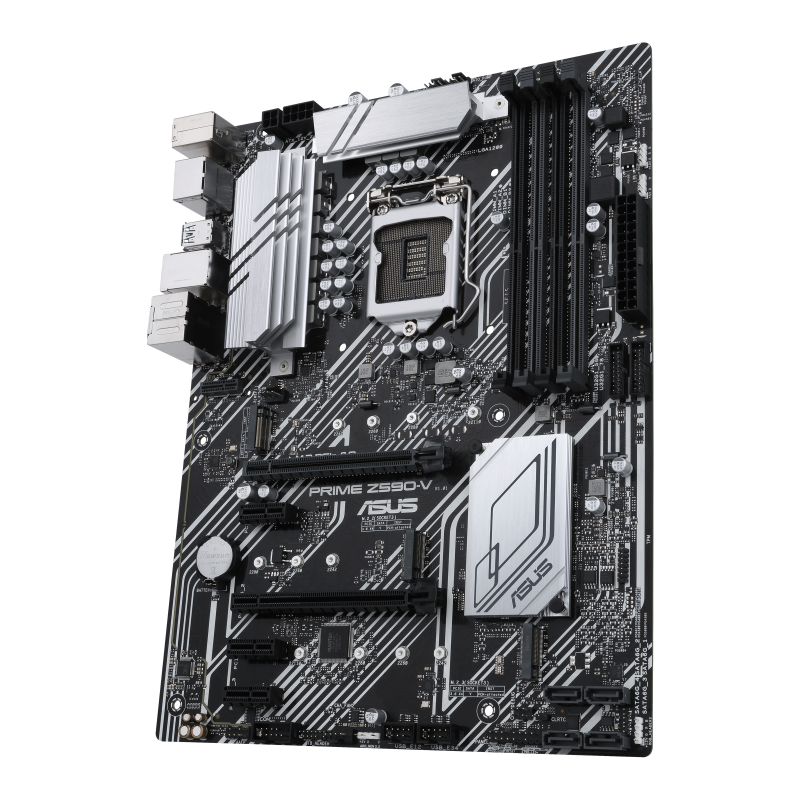 Asus Prime Z590-V Desktop Motherboard - Intel Z590 Chipset - Socket  LGA-1200 - Intel Optane Memory Ready - ATX - Pentium Gold, Celeron, Core  i5, Core