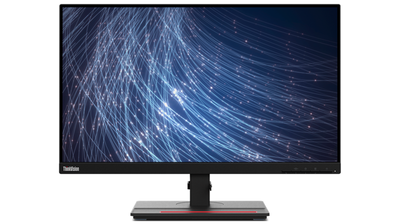 Lenovo thinkvision t24m-29 | 23,8-palčni full hd ips monitor | usb-c 90w hdmi displayport rj45 4x usb 3. 2 | pivot zvočniki | poslovni monitor 1 Lenovo thinkvision t24m-29 monitor sprednji pogled