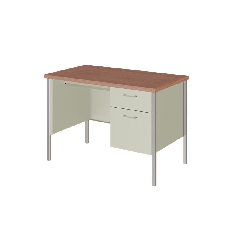 Alera double pedestal steel on sale desk metal desk