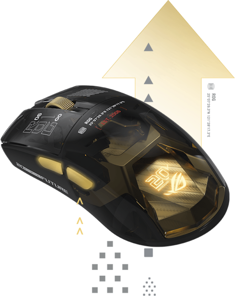 ASUS ROG Harpe II Extreme Lightweight Optical Gaming Mouse with