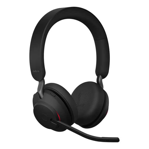 Jabra Evolve2 | wireless isolating on-ear USB-C USA MS Dell - - - - Black noise 65 Stereo Bluetooth - Headset - 