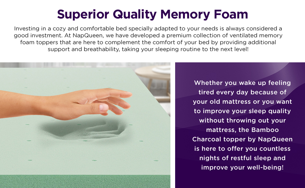 8 inch Memory Foam Queen Mattress in a Box, CertiPUR-US Certified, Made in USA