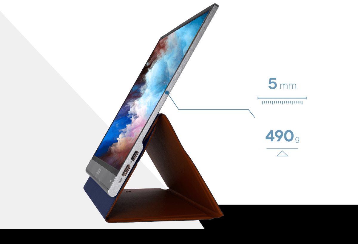 Der ZenScreen OLED MQ13AH ist ein superschlanker und leichter tragbarer Monitor.
