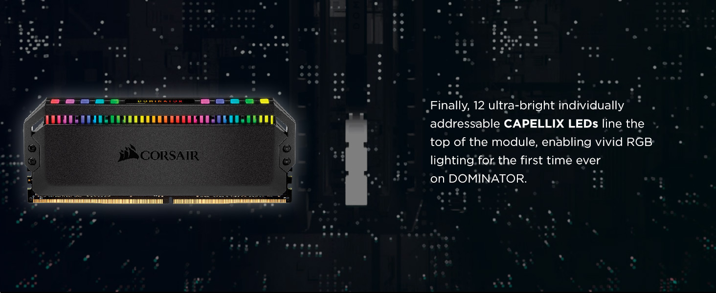 CORSAIR Dominator Platinum RGB 64GB (4 x 16GB) DDR4 3600 (PC4