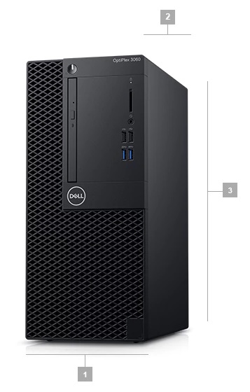 Dell Optiplex 3060 Intel Core i5-8500 X6 3GHz 16GB 256GB SSD