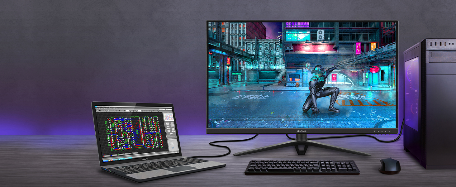 VX2728J-2K - Flat - 2560 x 1440 - 27Inch - 2.5Ms response time - 180 Hz ...