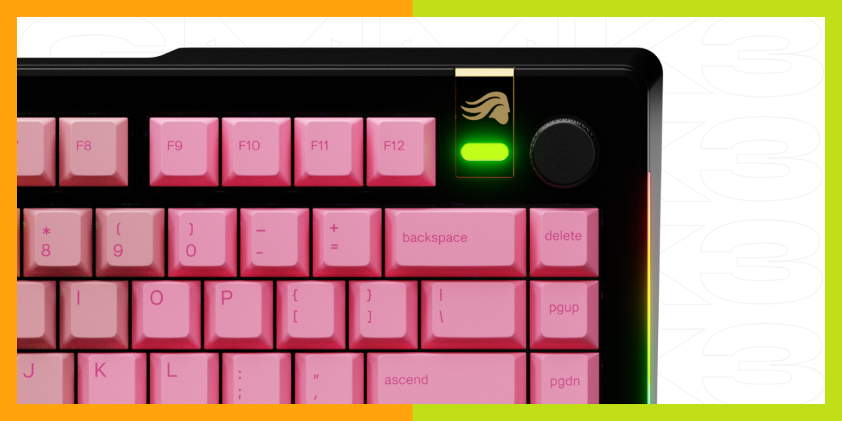 Glorious GPBT Celestial Fire Key Caps 114 Keys - Thumbnail 3