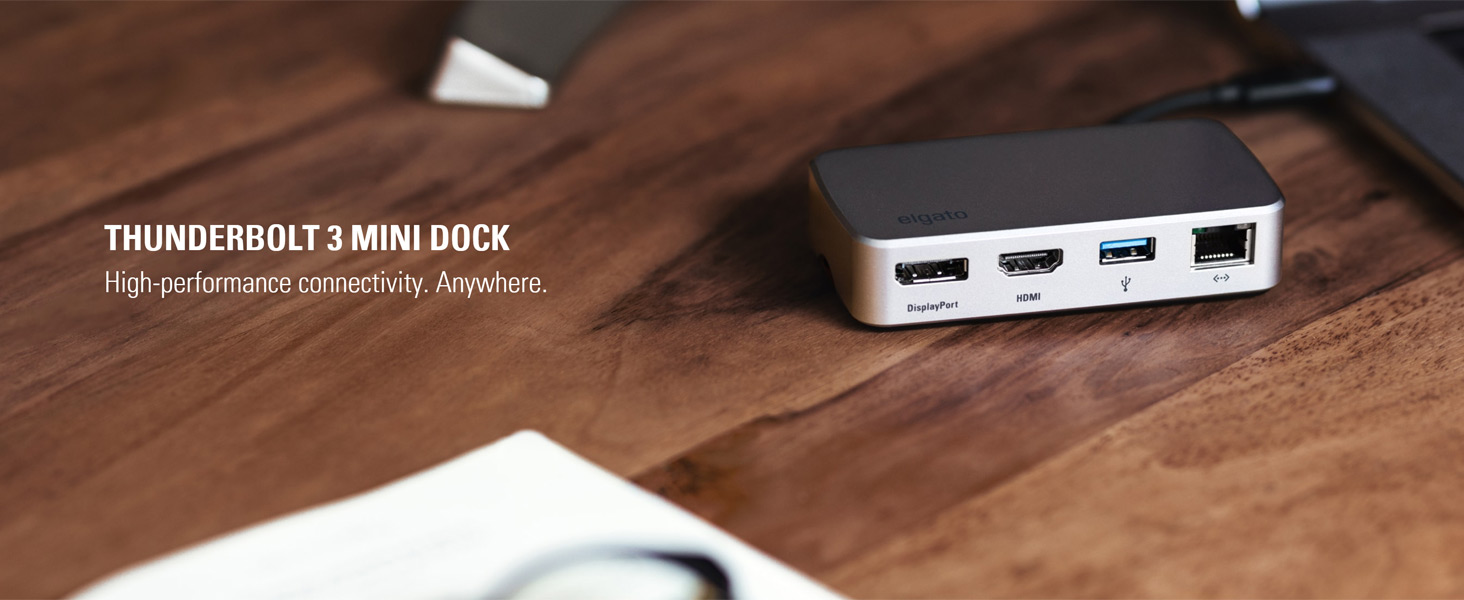 定番人気定番 Elgato Thunderbolt3 Mini Dockドッキングステーション