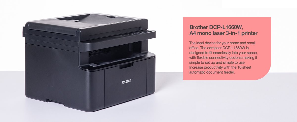 Brother DCP-L1660W, A4 mono laser 3-in-1 printer header